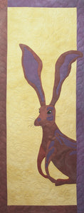 Big Jack Bunny raw edge applique quilt pattern