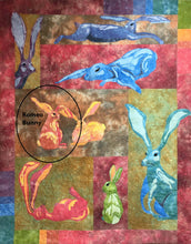Load image into Gallery viewer, Romeo Bunny raw edge applique quilt pattern