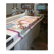 Load image into Gallery viewer, Our quilting is done on an Innova Mach3 Computerized Longarm on a 12&#39; frame to handle most any quilt size.  At this time we are offering Edge to Edge quilting as well as Edge to Edge with a border.  Prices start at just $0.015 per square inch.  Call today to schedule the pick-up/drop off your quilt.  509-981-1858