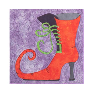 'Which Shoes?' Applique Table Runner Quilt Pattern for Halloween